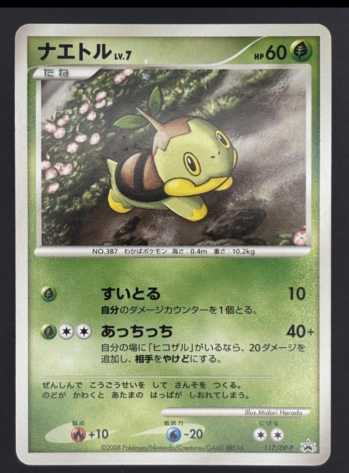 Japanese Promo Turtwig Pokémon card